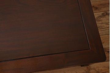 アンティーク家具　和製アンティーク　総欅製の古い座卓(センターテーブル)(3)