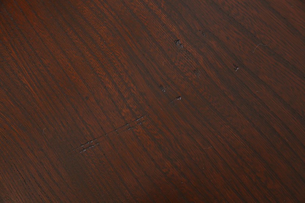 アンティーク家具　和製アンティーク　総欅製の古い座卓(センターテーブル)(3)