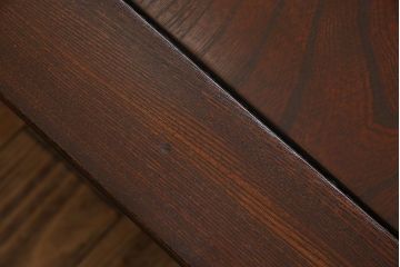 アンティーク家具　和製アンティーク　総欅製の古い座卓(センターテーブル)(3)