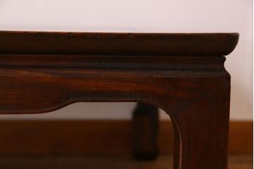 アンティーク家具　和製アンティーク　総欅製の古い座卓(センターテーブル)(3)