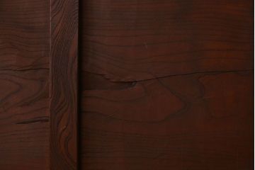 アンティーク家具　和製アンティーク　総欅製の古い座卓(センターテーブル)(3)