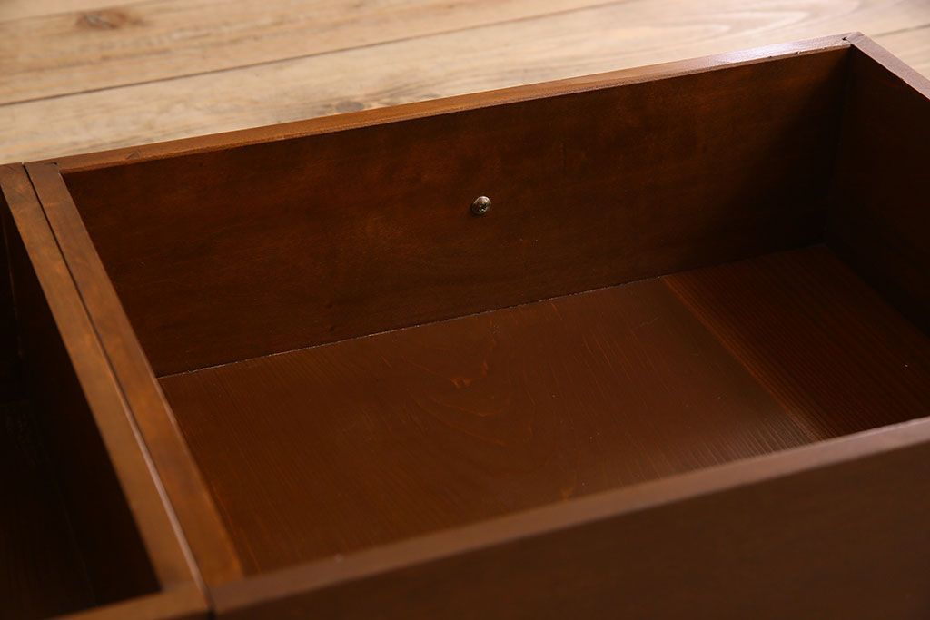 ヴィンテージ家具　ビンテージ　1960年代　樺材製　大ぶりな本箱(収納棚)(1)