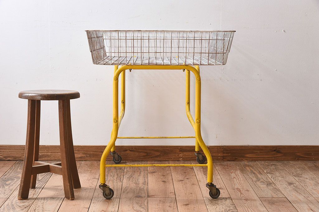 ビンテージ　昭和レトロ　アイアン　収納 公式】アンティーク家具ラフジュ工房商品詳細ページアンティーク