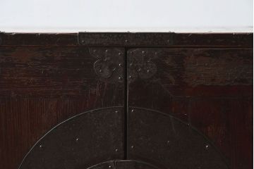 アンティーク家具　明治期　古民具・骨董　観音開き　時代箪笥ローボード(観音箪笥)