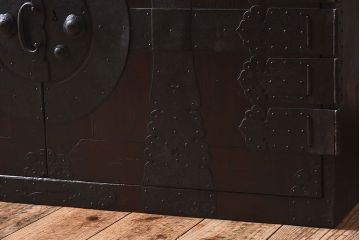 アンティーク家具　明治期　古民具・骨董　観音開き　時代箪笥ローボード(観音箪笥)