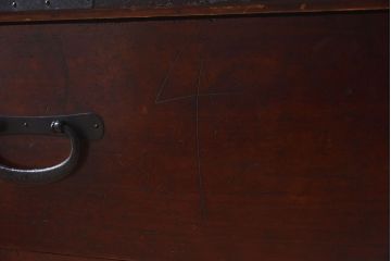 アンティーク家具　明治期　古民具・骨董　観音開き　時代箪笥ローボード(観音箪笥)