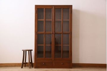 ヴィンテージ家具　ビンテージ　1960年代　樺材製　大ぶりな本箱(収納棚)(2)