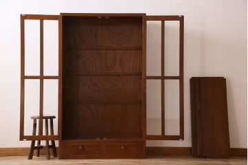 ヴィンテージ家具　ビンテージ　1960年代　樺材製　大ぶりな本箱(収納棚)(2)