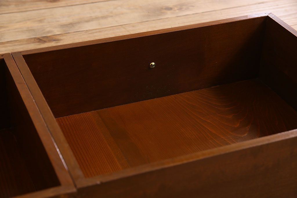 ヴィンテージ家具　ビンテージ　1960年代　樺材製　大ぶりな本箱(収納棚)(2)