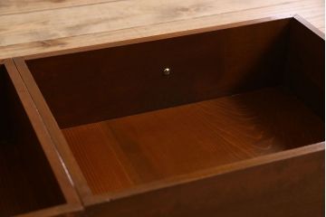 ヴィンテージ家具　ビンテージ　1960年代　樺材製　大ぶりな本箱(収納棚)(2)