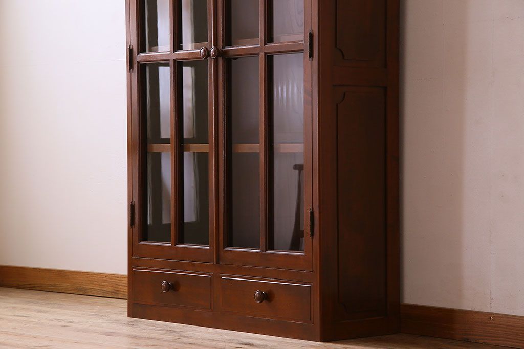 ヴィンテージ家具　ビンテージ　1960年代　樺材製　大ぶりな本箱(収納棚)(2)