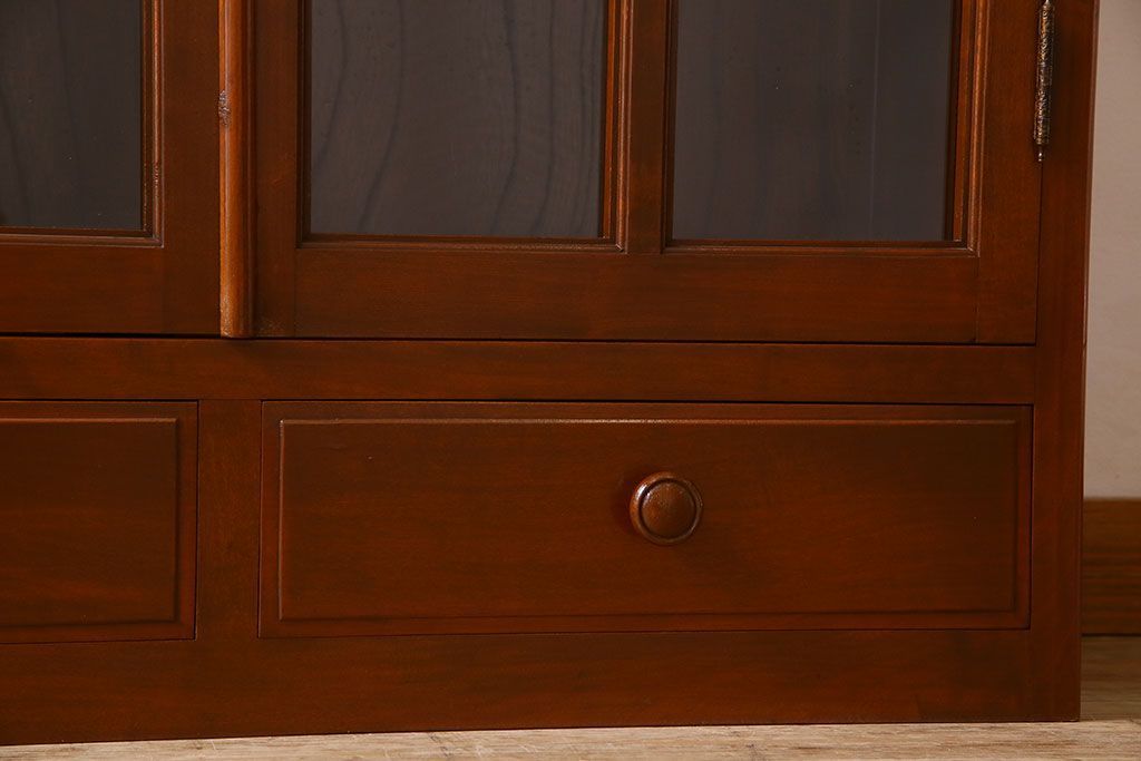 ヴィンテージ家具　ビンテージ　1960年代　樺材製　大ぶりな本箱(収納棚)(2)