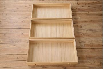 中古　尾形光琳　燕子花図(左隻)　上品な衣装箪笥(ワードローブ)(3)