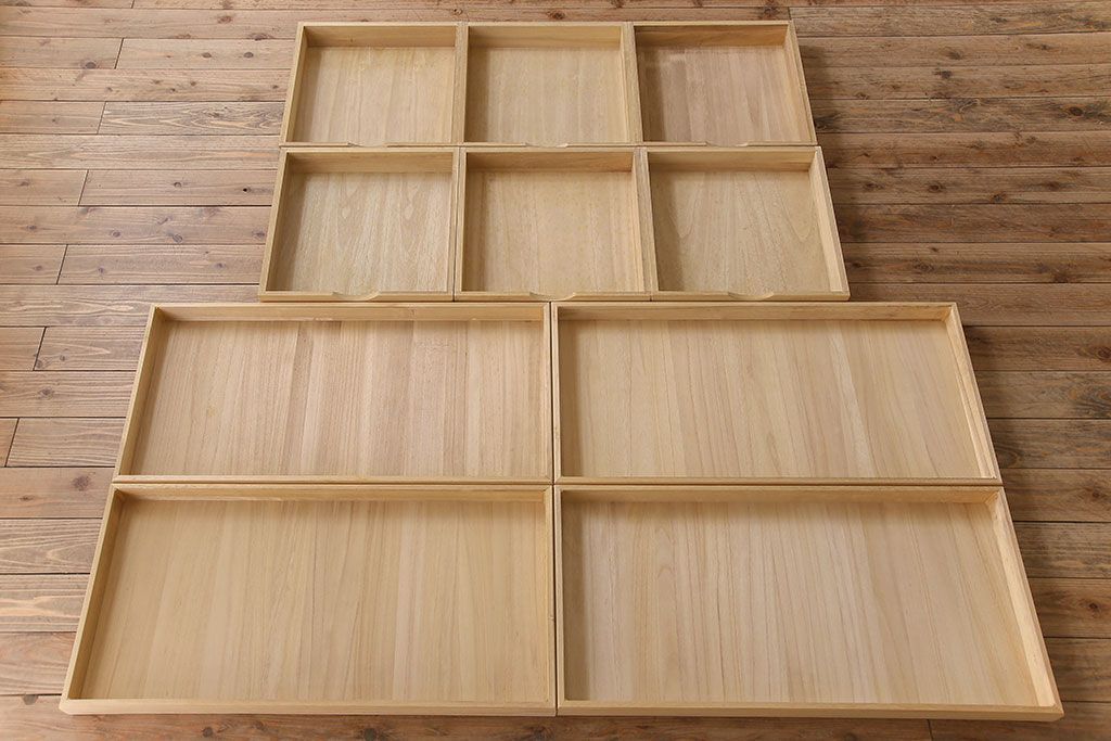 中古　尾形光琳　燕子花図(左隻)　上品な衣装箪笥(ワードローブ)(3)