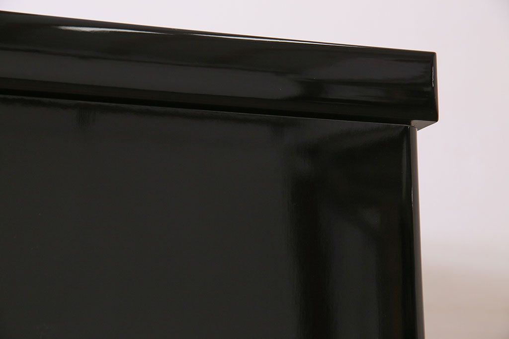 中古　尾形光琳　燕子花図(左隻)　上品な衣装箪笥(ワードローブ)(3)