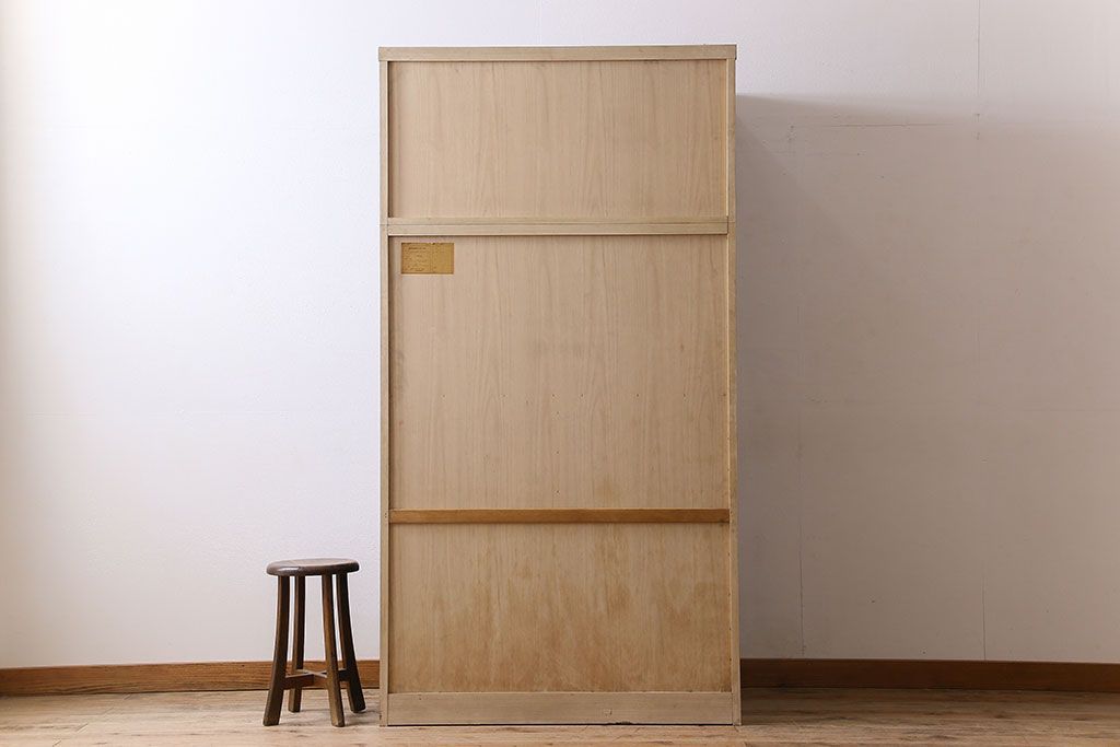 中古　尾形光琳　燕子花図(左隻)　上品な衣装箪笥(ワードローブ)(3)