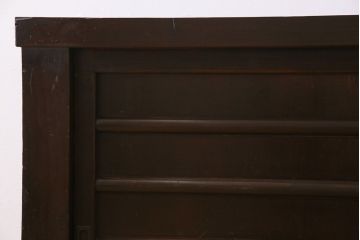 アンティーク家具　古民具・骨董　六尺　昇り引き出し付き!古い水屋箪笥サイドボード(リビングボード・テレビボード)
