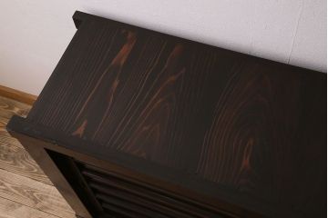 アンティーク家具　古民具・骨董　六尺　昇り引き出し付き!古い水屋箪笥サイドボード(リビングボード・テレビボード)