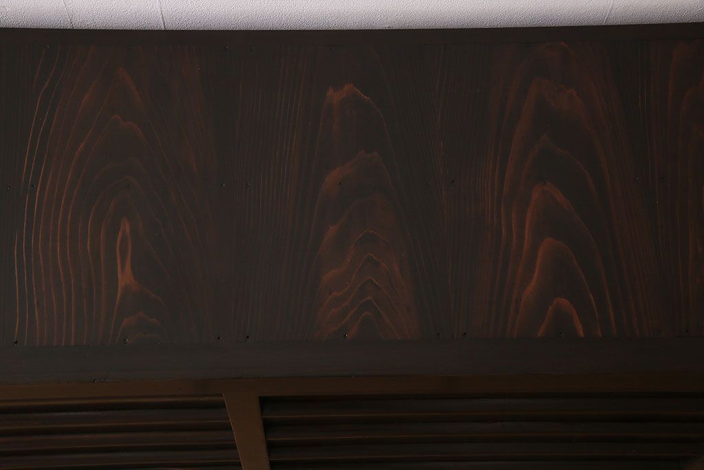 アンティーク家具　古民具・骨董　六尺　昇り引き出し付き!古い水屋箪笥サイドボード(リビングボード・テレビボード)