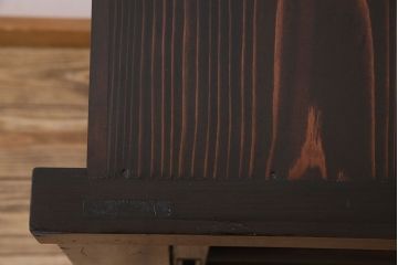 アンティーク家具　古民具・骨董　六尺　昇り引き出し付き!古い水屋箪笥サイドボード(リビングボード・テレビボード)