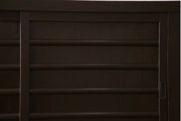 アンティーク家具　古民具・骨董　六尺　昇り引き出し付き!古い水屋箪笥サイドボード(リビングボード・テレビボード)