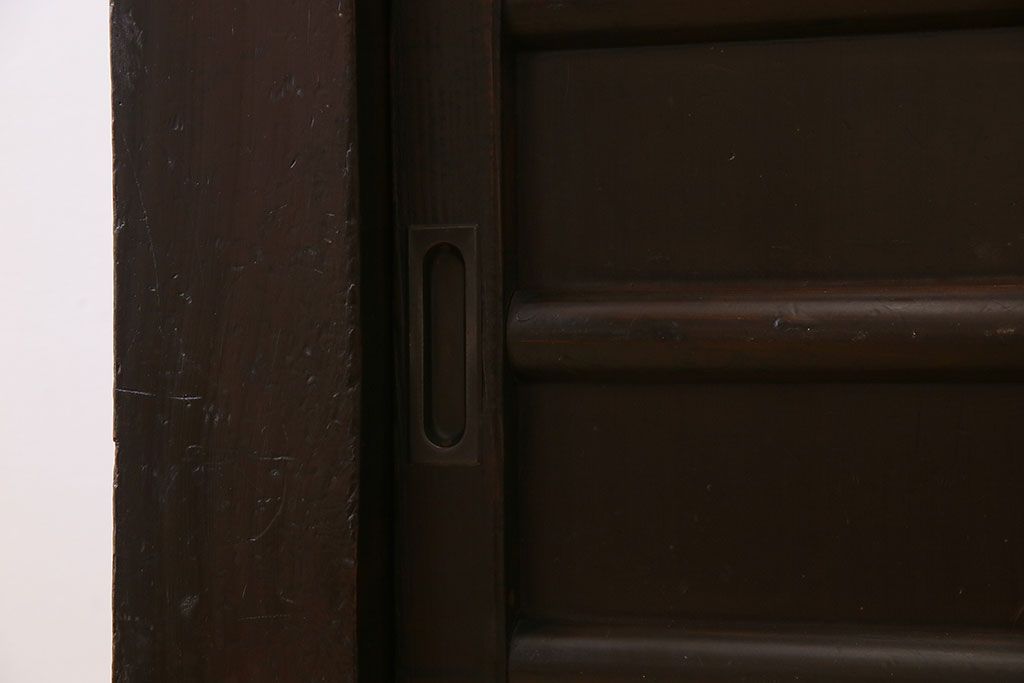 アンティーク家具　古民具・骨董　六尺　昇り引き出し付き!古い水屋箪笥サイドボード(リビングボード・テレビボード)