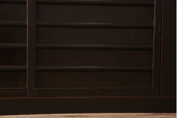 アンティーク家具　古民具・骨董　六尺　昇り引き出し付き!古い水屋箪笥サイドボード(リビングボード・テレビボード)