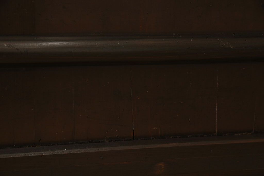 アンティーク家具　古民具・骨董　六尺　昇り引き出し付き!古い水屋箪笥サイドボード(リビングボード・テレビボード)