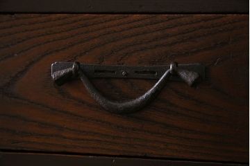 アンティーク家具　古民具・骨董　六尺　昇り引き出し付き!古い水屋箪笥サイドボード(リビングボード・テレビボード)