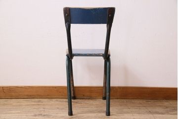 ヴィンテージ家具　イギリスビンテージ　ペイント　スクールチェア(チャイルドチェア)(1)