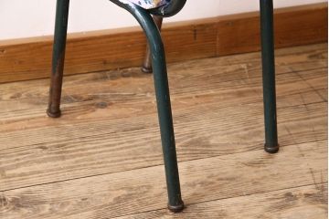ヴィンテージ家具　イギリスビンテージ　ペイント　スクールチェア(チャイルドチェア)(2)