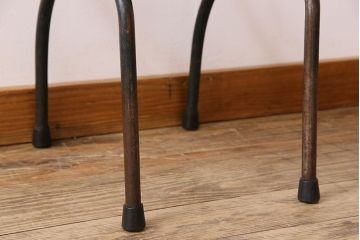 ヴィンテージ家具　イギリスビンテージ　ピンクペイント　スクールチェア(チャイルドチェア)(1)