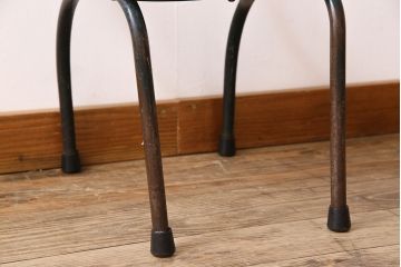 ヴィンテージ家具　イギリスビンテージ　ピンクペイント　スクールチェア(チャイルドチェア)(2)