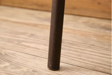 ヴィンテージ家具　イギリス　鉄脚スクールチェア(チャイルドチェア、キッズチェア、アームチェア、ダイニングチェア、板座チェア、ベビーチェア、こども椅子、子どもイス、ビンテージ、英国)