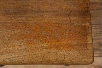ヴィンテージ家具　イギリス　鉄脚スクールチェア(チャイルドチェア、キッズチェア、アームチェア、ダイニングチェア、板座チェア、ベビーチェア、こども椅子、子どもイス、ビンテージ、英国)