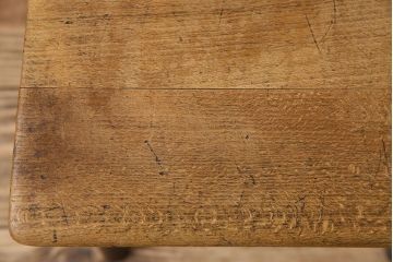 ヴィンテージ家具　イギリス　鉄脚スクールチェア(チャイルドチェア、キッズチェア、アームチェア、ダイニングチェア、板座チェア、ベビーチェア、こども椅子、子どもイス、ビンテージ、英国)(2)
