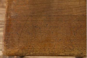 ヴィンテージ家具　イギリス　鉄脚スクールチェア(チャイルドチェア、キッズチェア、アームチェア、ダイニングチェア、板座チェア、ベビーチェア、こども椅子、子どもイス、ビンテージ、英国)(3)