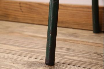 ヴィンテージ家具　鉄脚スクールチェア(チャイルドチェア)　イギリス　ビンテージ　2脚セット(2)