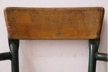 ヴィンテージ家具　鉄脚スクールチェア(チャイルドチェア)　イギリス　ビンテージ　2脚セット(2)