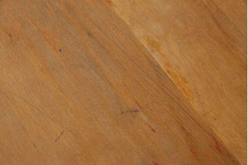 ヴィンテージ家具　半円型天板　鉄脚スクールデスク(キッズデスク)　イギリス　ビンテージ(2)