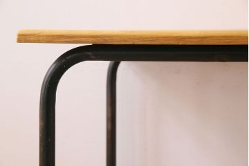 ヴィンテージ家具　鉄脚スクールデスク(キッズデスク)　イギリス　ビンテージ(2)