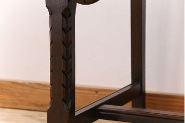 アンティーク家具　オーク材製のダイニングチェア(椅子)　イギリスアンティーク(1)