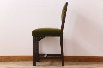 アンティーク家具　オーク材製のダイニングチェア(椅子)　イギリスアンティーク(2)