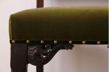 アンティーク家具　オーク材製のダイニングチェア(椅子)　イギリスアンティーク(2)