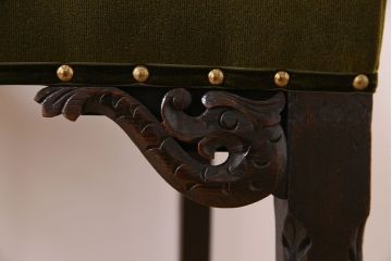 アンティーク家具　オーク材製のダイニングチェア(椅子)　イギリスアンティーク(2)