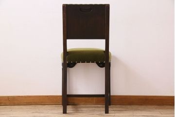 アンティーク家具　オーク材製のダイニングチェア(椅子)　イギリスアンティーク(2)