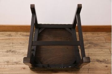 アンティーク家具　オーク材製のダイニングチェア(椅子)　イギリスアンティーク(2)