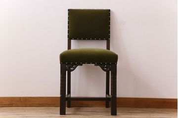 アンティーク家具　オーク材製のダイニングチェア(椅子)　イギリスアンティーク(3)