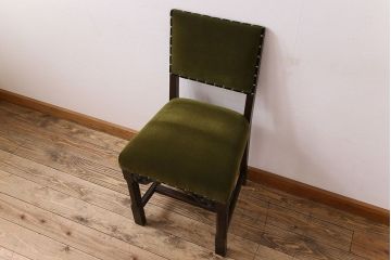 アンティーク家具　オーク材製のダイニングチェア(椅子)　イギリスアンティーク(3)