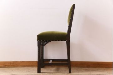 アンティーク家具　オーク材製のダイニングチェア(椅子)　イギリスアンティーク(3)